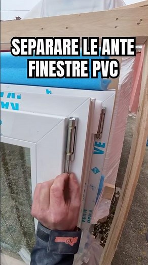 How to remove a PVC window sash