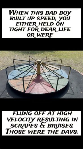 have you ever been knocked out by a merry-go-round? #nostalgia #spm