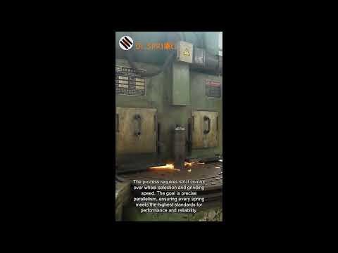 Automatic Spring Grinder Machine Operation & Production Line Overview