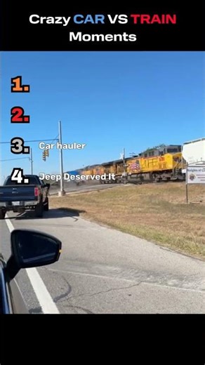 Crazy Train VS Car Moments #shorts