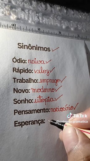 Sinônimos: Guia rápido para estudos, ENEM e concursos