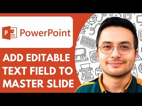 How To Add An Editable Text Field To A Master Slide In Powerpoint Easily - 2025 (Very Easy)