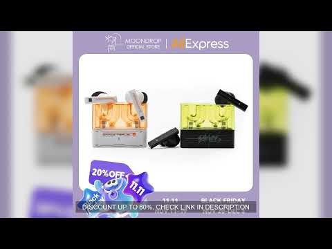 MOONDROP Space Travel 2 earphone HiFi Noise-Canceling TWS wiress Bluetooth 6.0 ANC Low-latency Game