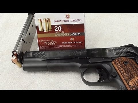 DRT 45acp Frangible Ballistic Gel Test
