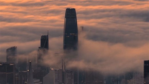 San Francisco Lives Up to Name of 'Fog City' in Mesmerizing Drone Footage