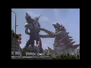 Ultraman Tiga vs Litomalus (Litmars) Kaiju