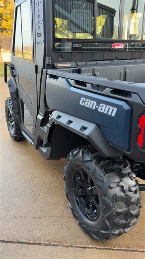 This new Can-Am Off-Road Defender is ready to put in WORK! Loaded out with all the good stuff. Fender flares, headlight guards, full cab and extra lighting. Looking for something similar? Give us a call. We know these rigs and how to outfit them better than anyone. #midwestperformance #builttosuit #oldschooldealer #canam | Midwest Performance & Power