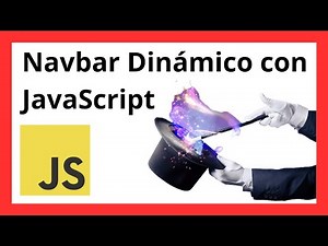 🚀 Cómo Hacer un Navbar Dinámico con JavaScript (Fácil y Rápido)