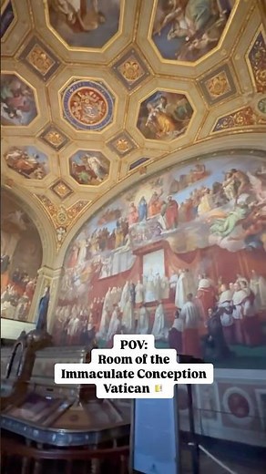 POV: Room of the Immaculate Conception in the Vatican Museums 🇻🇦 #NelsonEverywhere