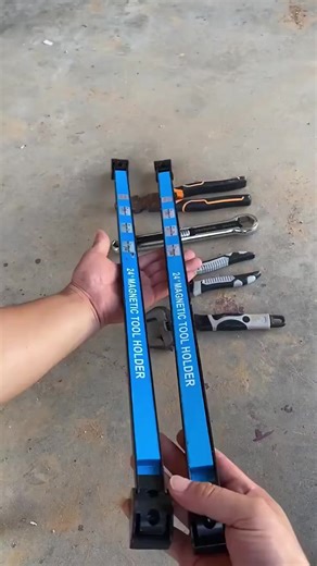 Magnetic Tool Storage Rack for Organized Hardware