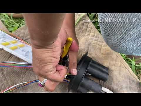 How to splice fiber optic cable practically on the field