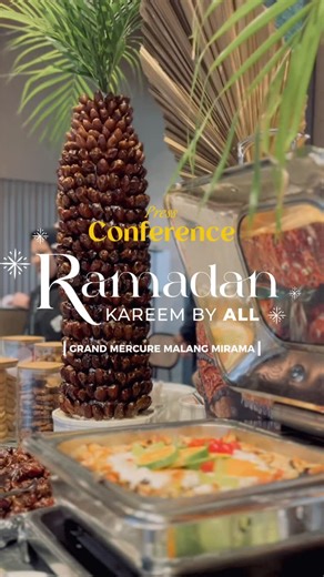 TRIMURTI Restaurant Malang on Instagram: "Keseruan Press Conference @trimurtirestomalang x @grandmercuremalangmirama, Launching Ramadan Kareem by ALL 2026🌙 Nikmati penawaran berbuka puasa lebih dari 200++ aneka ragam menu di Trimurti Restaurant dengan kombinasi masakan Nusantara & signature Brazil Dish yang sudah tersertifikasi HALAL✅ mulai dari Rp 299.000 net/pax dengan spesial buffet *ALL YOU CAN EAT!!* Dapatkan spesial promo *BELI 10 DAPAT 1* + 3x Point Reward ALL Potongan 5% untuk ALL Membe