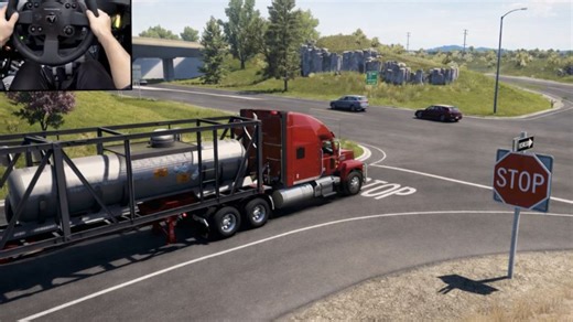 American Truck Simulator: Mack Pinnacle straight piped, part 2