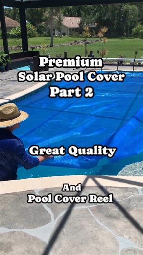 Watch Part 2 Premium Solar Pool Cover Great Quality - Heats Pool on Amazon Live