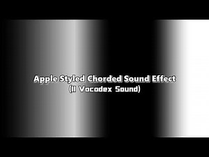 Apple Styled Chorded Sound Effect