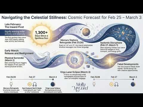 Weekly Intuitive Astrology Feb 25 to March 4 ~ Mercury Retro, Strong Mars, Virgo Lunar Eclipse