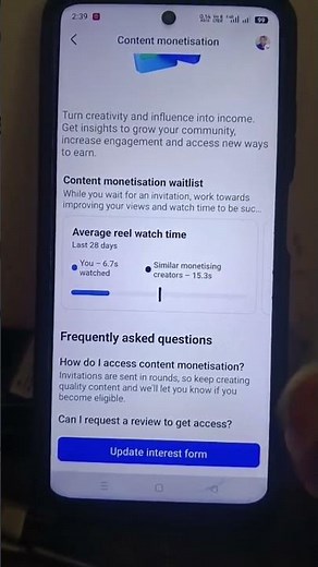 Facebook new update ✅ content monetization tools # #facebook