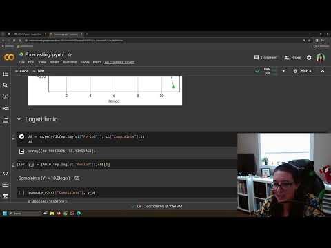 Forecasting using Logarithmic and Exponential Functions in Python