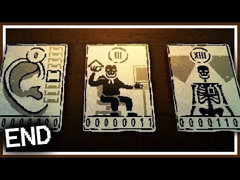 The Great Transcendence - Let's Play Inscryption Part 12 Ending + Secrets [Blind PC Gameplay]