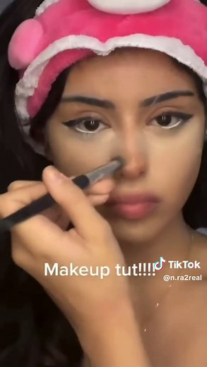 nora’s full makeup tutorial! #fyp #nora2real #makeuptutorial | nora