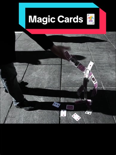 Street Magic with Magic Cards in Public