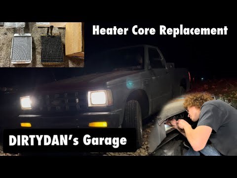 DIRTYDAN’s Garage: 1988 Chevrolet S-10 Heater Core Replacement