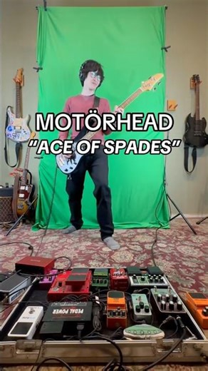 Motörhead Ace of Spades #cover #motorhead #lemmykilmister #lemmy #bass #bassguitar #metal #bassist