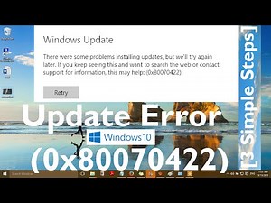 Fix: "Windows Update Error 0x80070422 in Windows 10 and Windows 11" [3 Simple Steps]