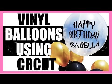 How to vinyl balloons - cricut balloon decal tutorial