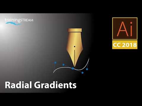 How to create a radial gradient in Adobe Illustrator