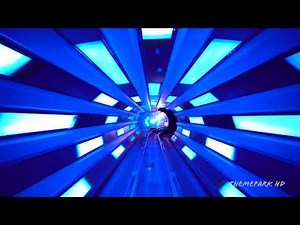 4K Extreme Low Light Front Row POV of Space Mountain at Magic Kingdom Walt Disney World Resort