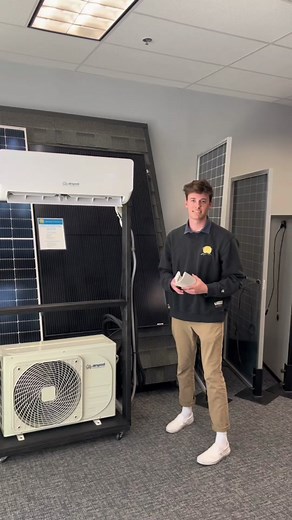 🎊 NEW PRODUCT ALERT 🎊 Check out our new Airspool Solar Hybrid AC Unit! ❄️ Airspool helps shave the peak daytime loads by adding free cooling when the sun shines, thus lowering the facility and demand chargers that most utilities bill! 🙌🏼☀️ Check it out on our website! ……. #santansolar #solarac #solarpower #solarsystem #affordablesolar #offgrid #skoolieconversion #rvlife #airconditioning #airconditioner