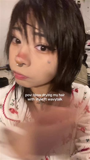 #wavytalk #blowdryer | Blow Drying Hair