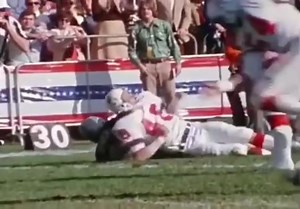 2.7K views · 30 reactions | On December 18, 1976 Oakland quarterback Kenny Stabler scores with 14 seconds left to give the Raiders a 24-21 comeback victory over the New England Patriots in the in the AFC Divisional Playoffs. Raiders receiver Fred Biletnikoff hauled in 9 catches for 137 yards and a touchdown. | Davenport Sports Network | Facebook
