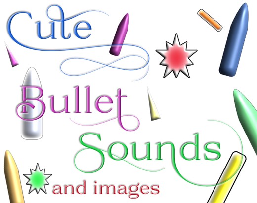 Cute Bullet Sounds and Images by Enjaku