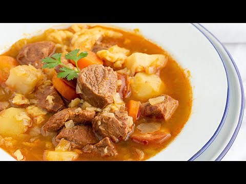 Traditional Hungarian Goulash - Gulyas [Prepped in Just 15 Minutes!]