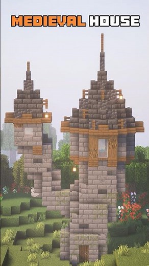 Minecraft How To Build a Medieval Starter House 🏠