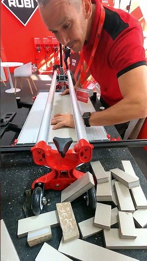 Cutting 20 mm Porcelain Tile with the RUBI TZ | Extreme Power & Precision