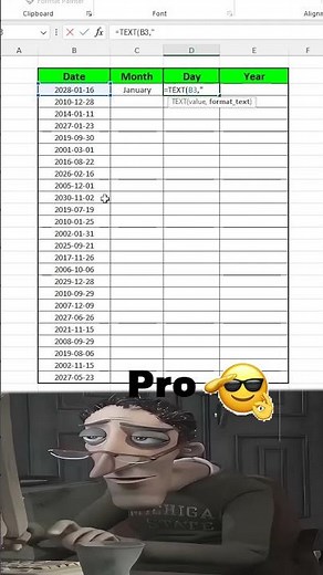 Excel Date Formatting Tricks! 🤯 ✅ #ExcelTips