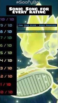 Best Sonic Song for Every Rating #sonic #music #tierlist #sonicracingcrossworlds #sonicsong