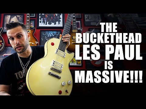 Buckethead's Les Paul Is Massive!!!
