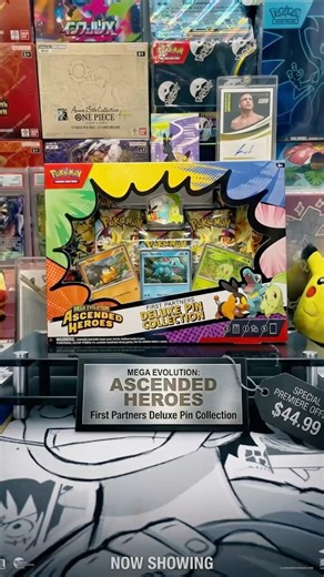#Pokemon Mega Evolution: Ascended Heroes First Partners Deluxe Pin Collection Box Rip #pokemoncards