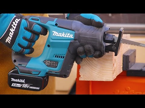 DJR188 Brushless, the most compact reciprocating saw in the Makita LXT 18V range