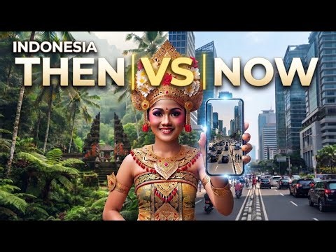 Indonesia Then vs Now | 5,000 Years of History in 5 Minutes #Indonesia #IndonesiaHistory #History