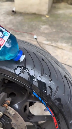 Reviving Gazi MT-17 Tires: Drill & Bit Cleaner Method 🏍️🥰 💥 #reviving #Gazi #MotorCycleTire #BikeCare #cars #carstires #MT17 #MotorcycleDIY #GarageHacks #tiremaintenance | Igor Mendes