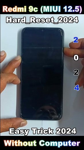 Without Pc 2024 🆕 Redmi 9c (MIUI 12.5 )Hard Reset ✅ Lock Screen Password Reset ❌ Not Working 2024 🔥