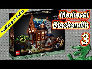 Medieval Blacksmith (21325) — Building Session 3