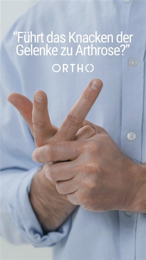 Does cracking joints lead to osteoarthritis?