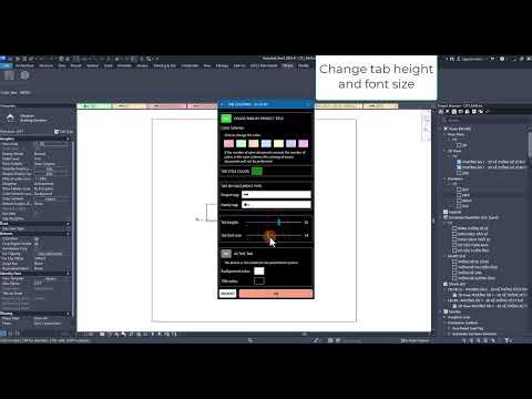 Coloring Tabs update version 1.1.0 - Free Revit plugin