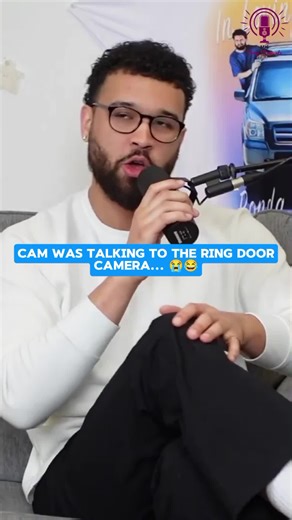 Cam was talking to the ring door camera....😭😂 #Yskpodcast #youshouldknowpodcast #ysk #youshouldknow